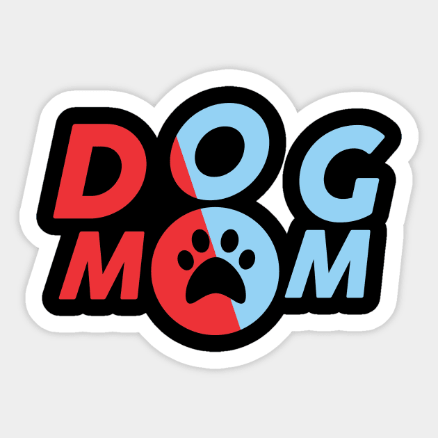 Dog Mom Sticker by cusptees
